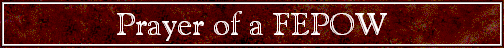 Prayer of a FEPOW