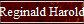  Reginald Harold 